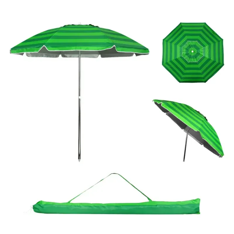 Guarda Sol Alumínio Escovado 2,35m Cores Diversas Kala