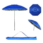 Guarda Sol Alumínio Escovado 2,35m Cores Diversas Kala