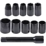 Jogo de Chave Pneumática 1/2" com 17 Peças Worker