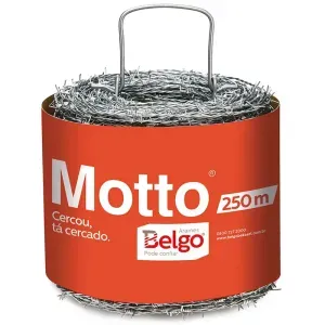 Arame Farpado Motto 1,60mm 250m Belgo