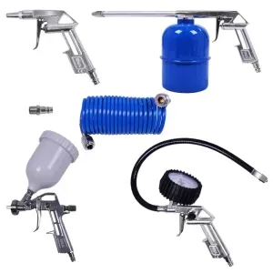 Pistola de Pintura Kit 5 Peças com Mangueira Kala