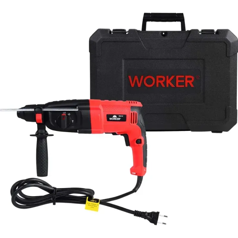 Martelete Perfurador Rompedor SDS Plus 850W Worker