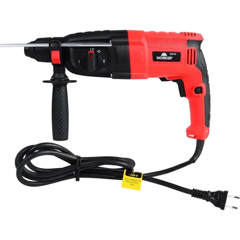 Martelete Perfurador Rompedor SDS Plus 850W Worker