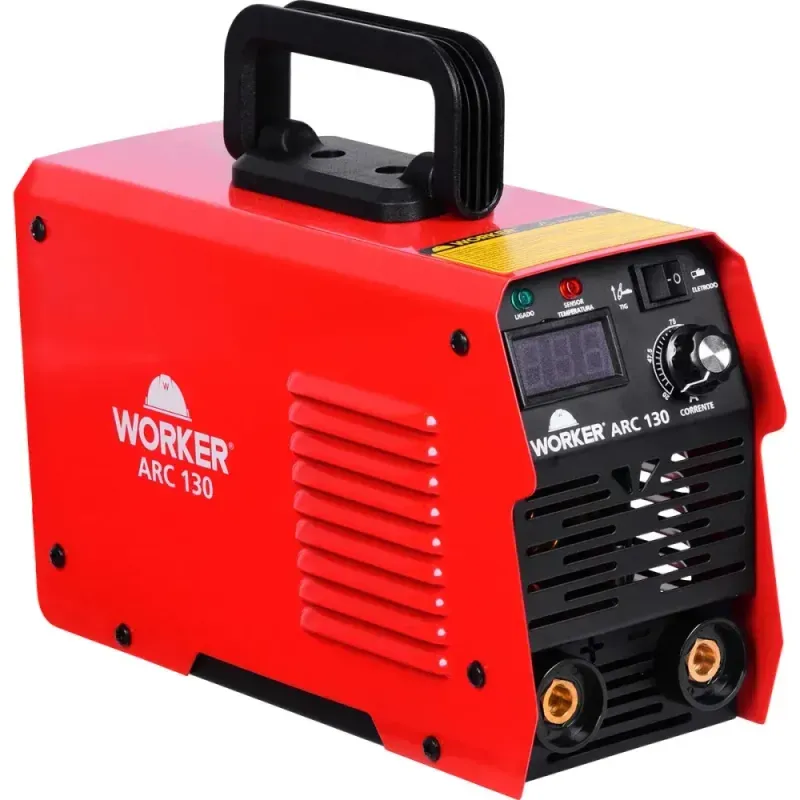Inversora de Solda TIG ARC130A com Porta Eletrodo Bivolt Worker