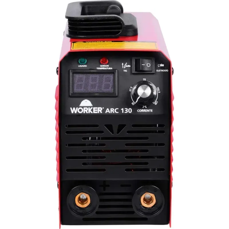 Inversora de Solda TIG ARC130A com Porta Eletrodo Bivolt Worker