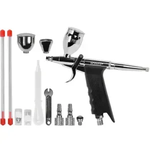 Kit Pistola Aerógrafo 16 Peças Worker