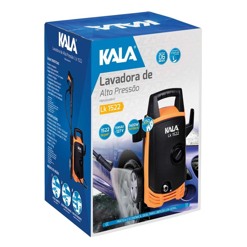 Lavadora de Alta Pressão LK1522 5L/min 1400W Kala