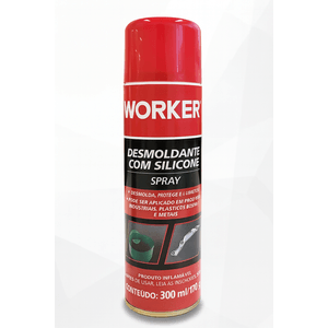 Desmoldante Spray Com Silicone 300ml 170g Worker
