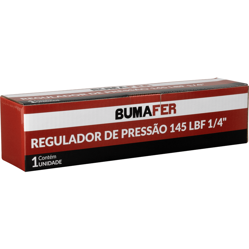 Regulador de Pressão 145 Lbf/Pol 1/4 Bumafer