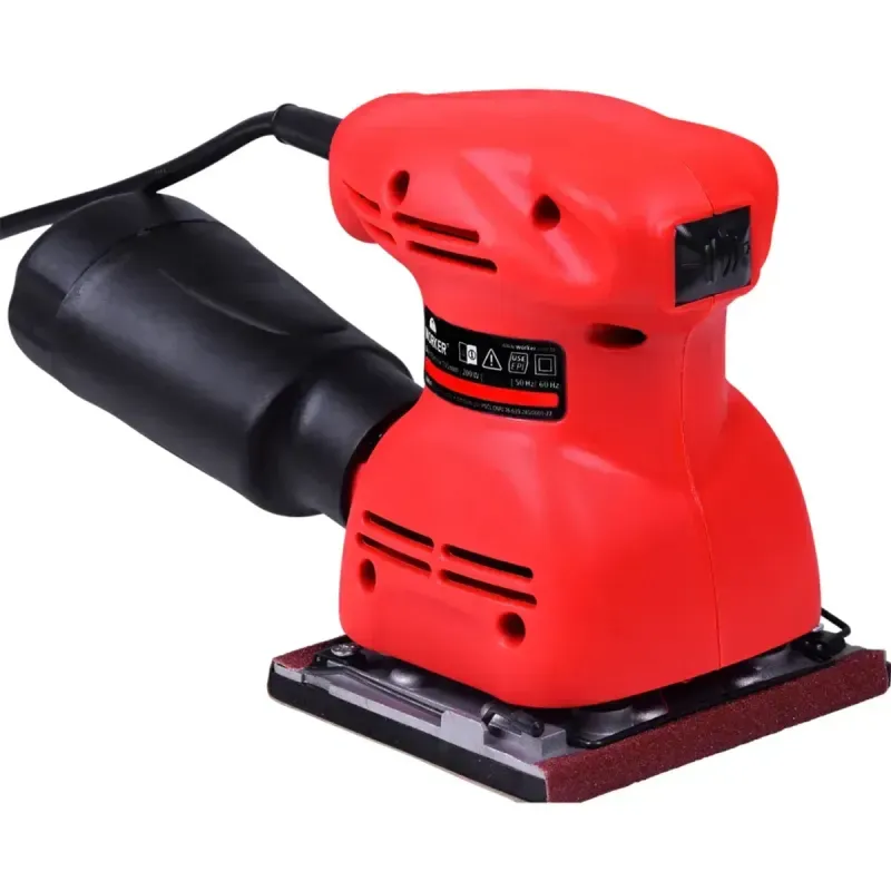 Lixadeira Orbital Vermelha 200W Worker