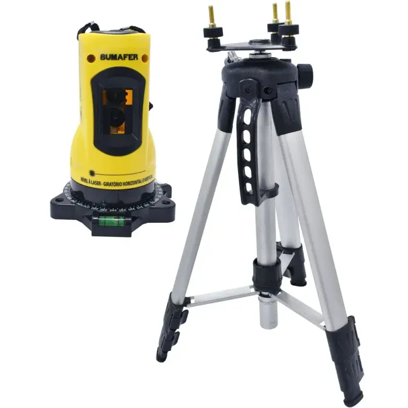 Nível a Laser Giratório 0,5mm 10m 5mW Bumafer