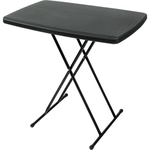 Mesa Dobrável Camper Preta 75cm Kala