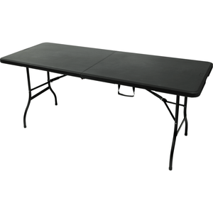 Mesa Dobrável Camper Preta 180cm Kala