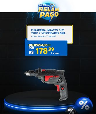 Furadeira Impacto 3/8" 220V 2 Velocidades Skil