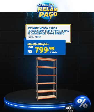 Estante Monta Carga com 6 Paleteiras Presto