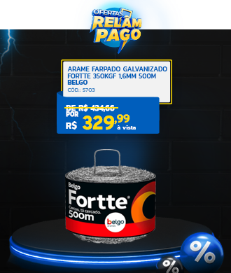 Arame Farpado Galvanizado Belgo