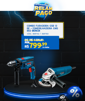 Combo Furadeira GSB 13 RE + Esmerilhadeira GWS850 Bosch