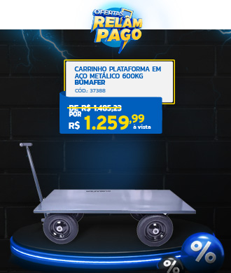 Carrinho Plataforma 600kg Bumafer