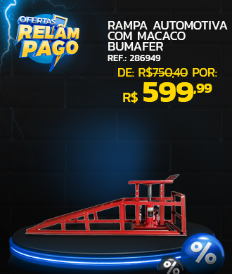 Rampa Automotiva Com Macaco Bumafer